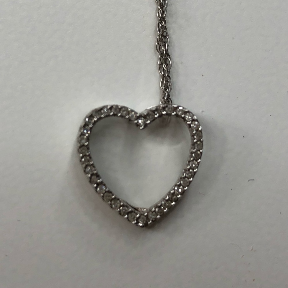 Authentic Diamond Heart Necklace